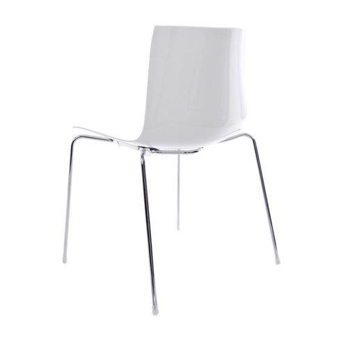 Catifa 46 Chair Unicolored Frame Chrome